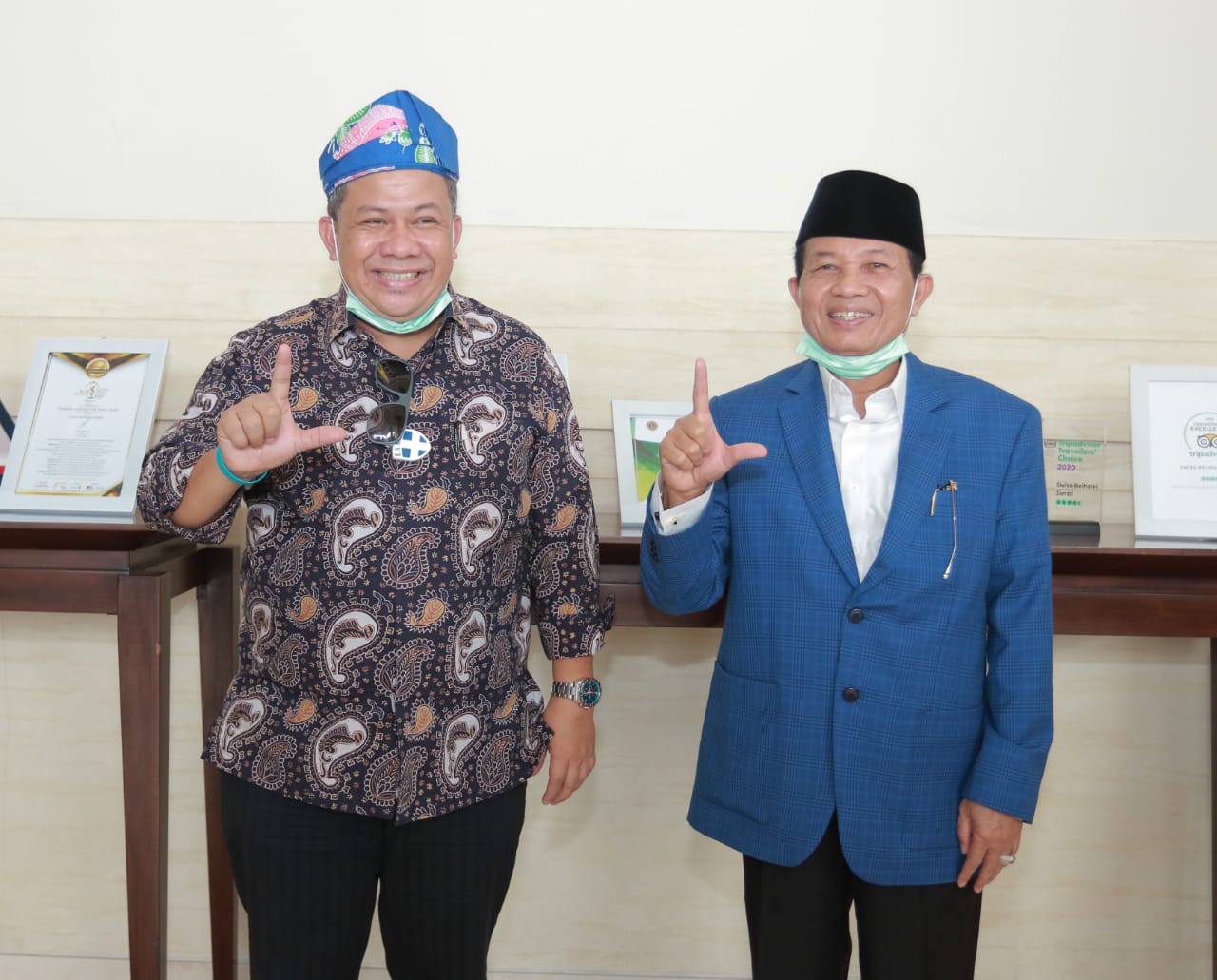 Fahri Hamzah, Fachrori Umar Sarapan Pagi Bareng. Gelora Tekadkan Kemenangan FUSN. 