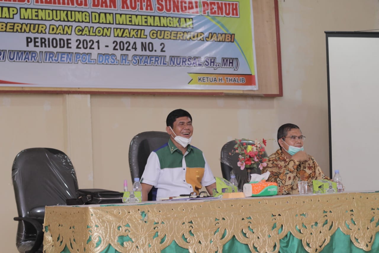 Dukungan Terus Mengalir Untuk Fu- Syafril Kali Ini Datang Dari Purnawirawan Polri dan Warakawuri Kerinci