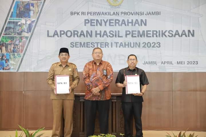 Pemkab Tanjab Barat Kembali Raih Penghargaan Opini Wajar Tanpa Pengecualian Dari BPK RI  