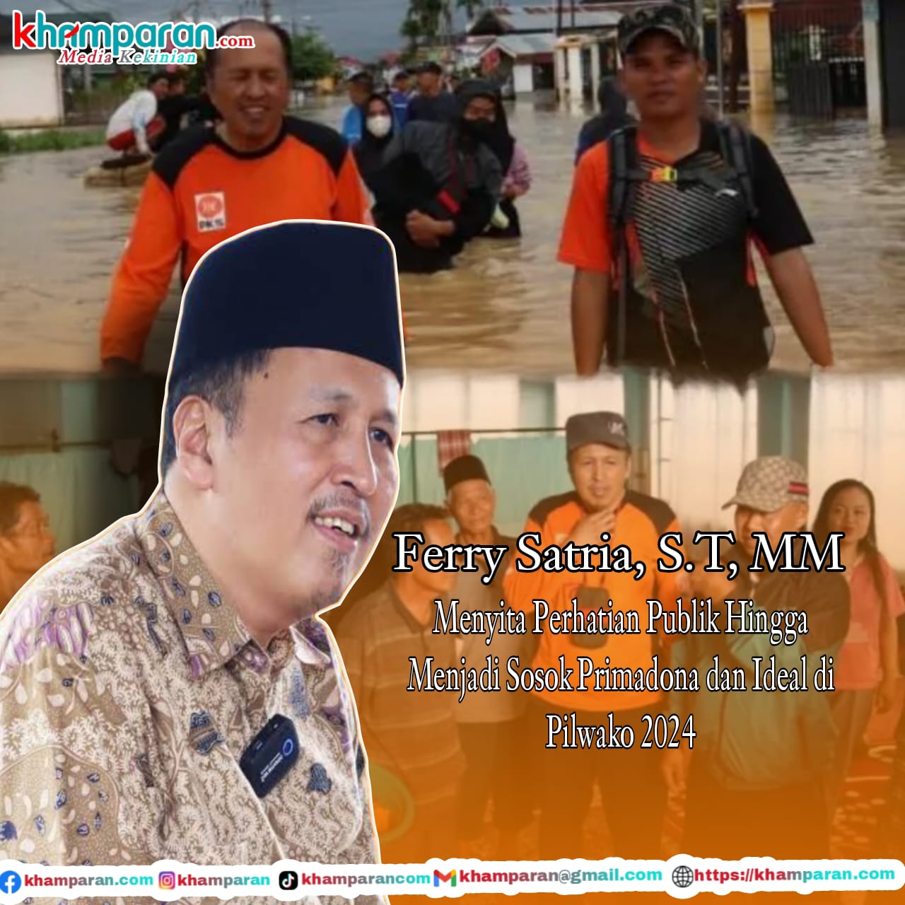 Kepiawaian Ferry Satria Di Dunia Politik Menyita Perhatian Publik, Hingga Menjadi Sosok Primadona Dan Ideal Di Pilwako 2024